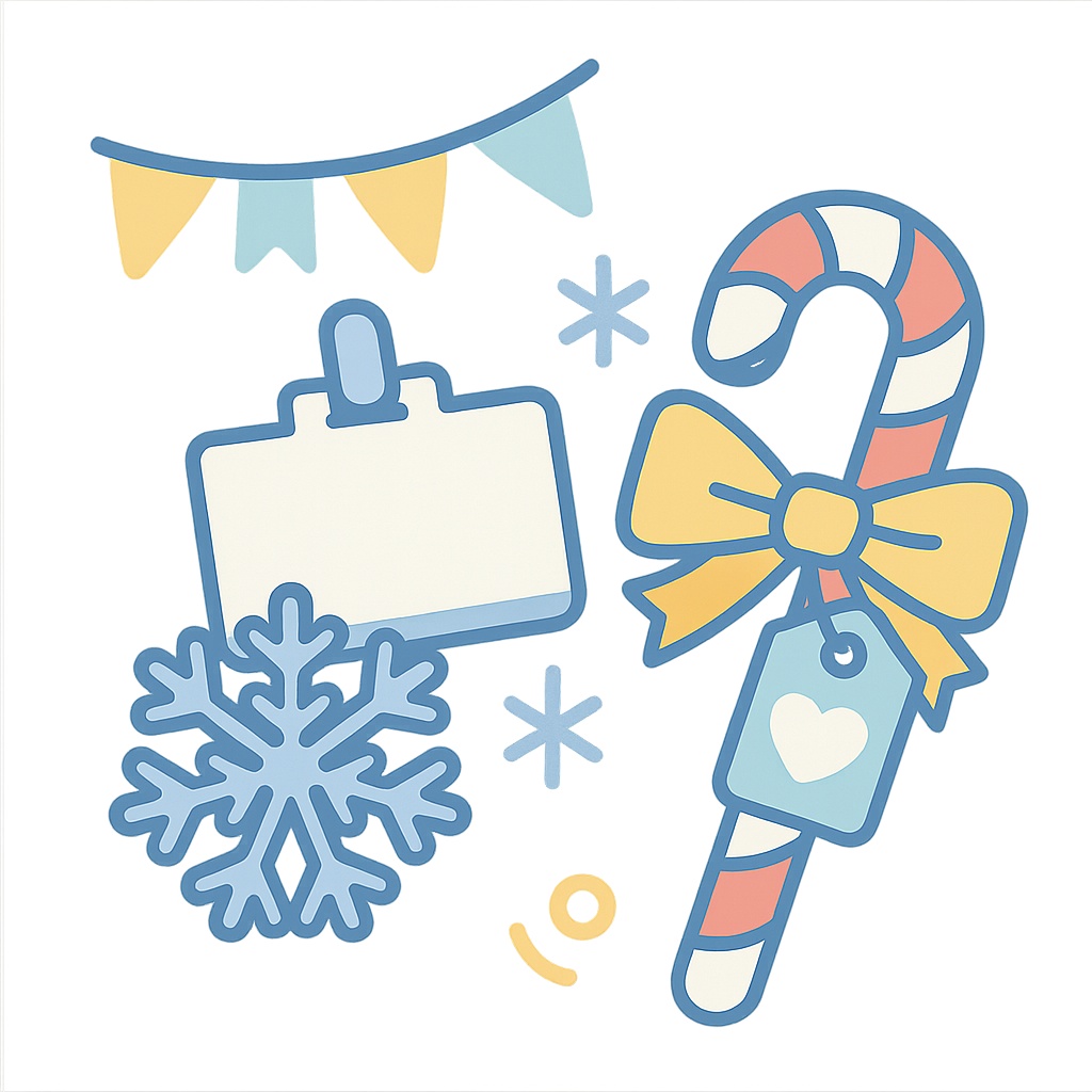 Winter Decorations & Candy Cane Grams begin